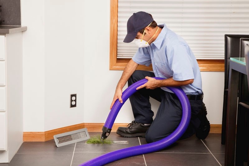 is furnace duct cleaning loud